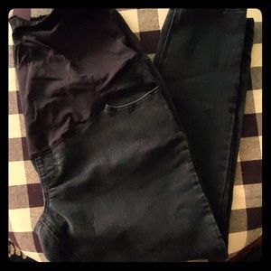 Black maternity jeans size XL (16-18)